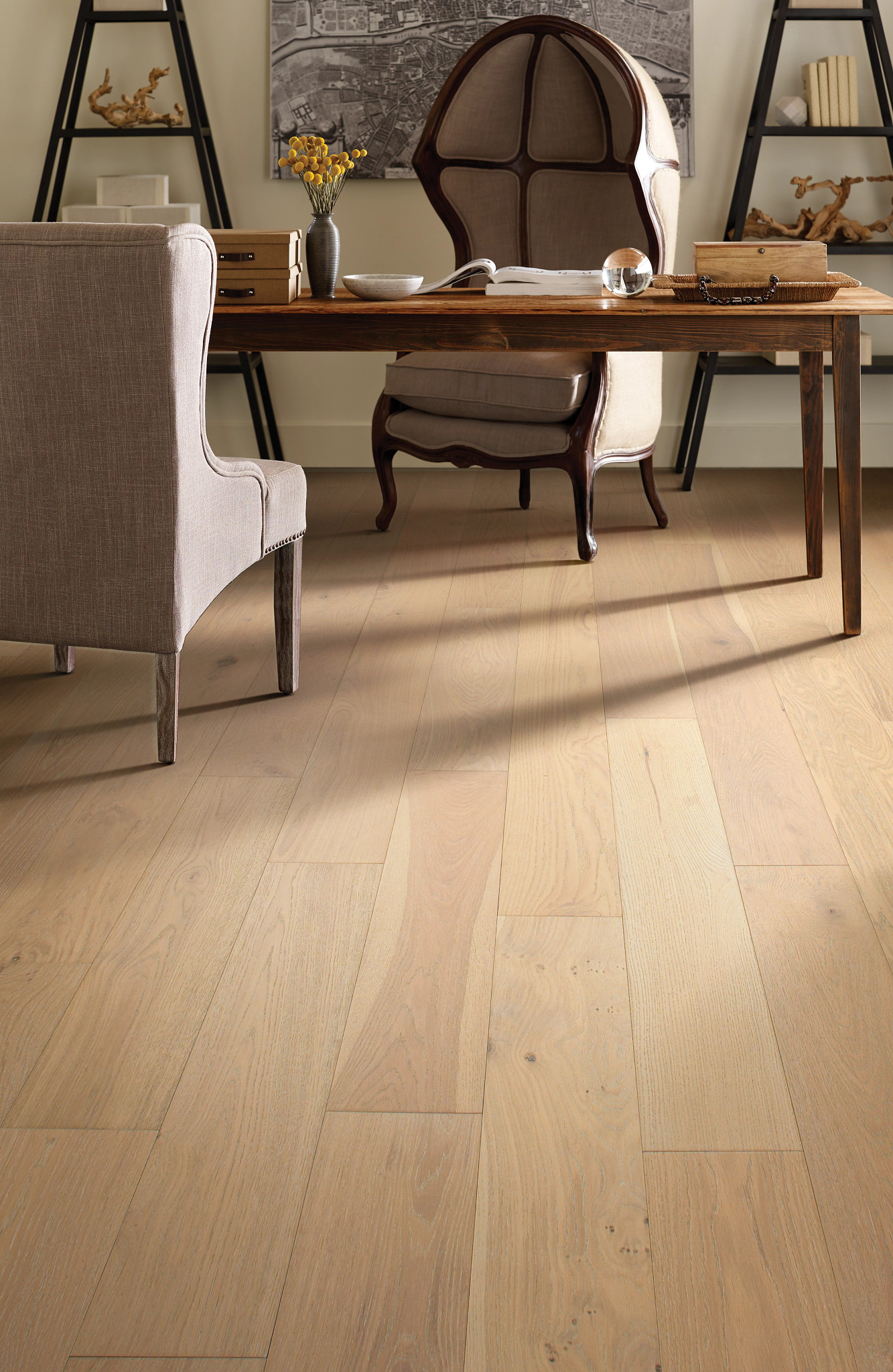 office modern office large chair light wood floor